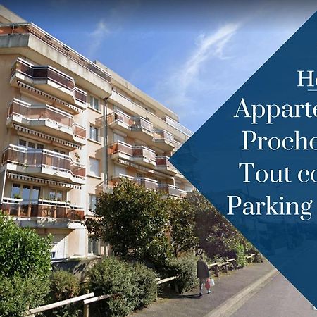 Homey Wood - New - Appartement Avec Une Chambre - Parking Prive Gratuit - Balcon Prive - A 5 Min De La Gare Pour Rejoindre Geneve Annemasse Luaran gambar